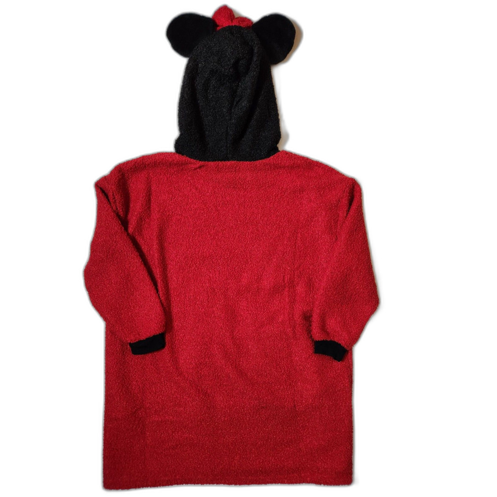 Disney Minnie Mouse Oversized Kids Poncho One Size Red Hooded - Picture 2 of 7